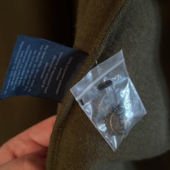 Tommy Hilfiger like New!! Army Green Full length Coat - Picture 3 of 3